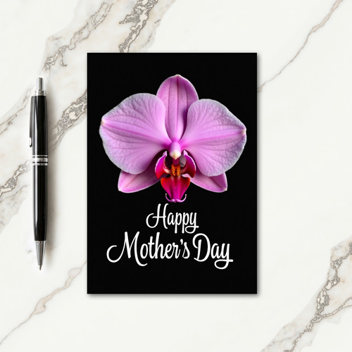 Velvet Flower Family Love Card