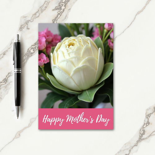 Velvet Flower Greeting Card