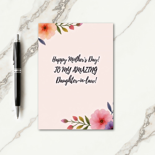 Velvet Happy Mothers Day Card