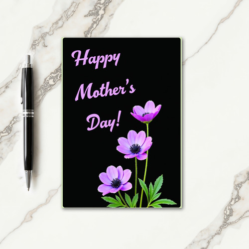 Velvet Lavender Floral Card