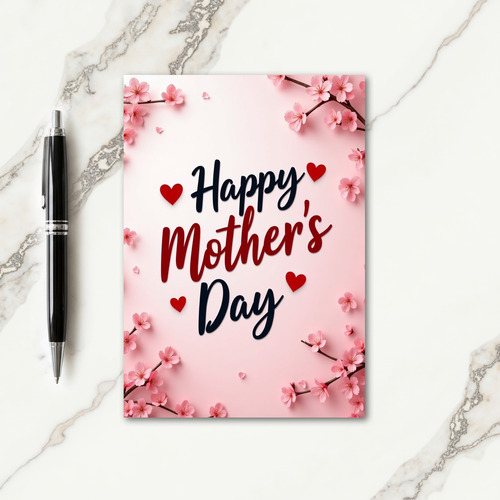 Velvet Mothers Day Card