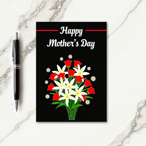 Velvet Mothers Day Greeting Card