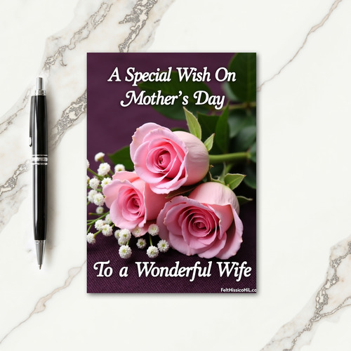 Velvet Petal Affection Mothers Day Card