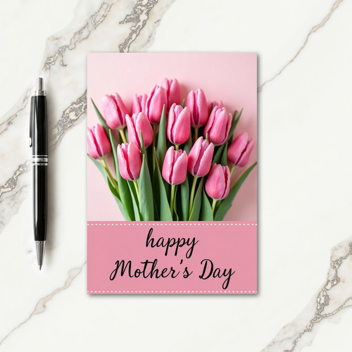 Velvet Pink Blossom Card