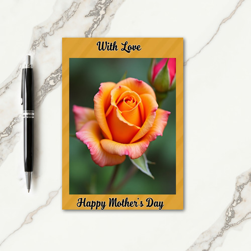 Velvet Texture Mothers Day Card