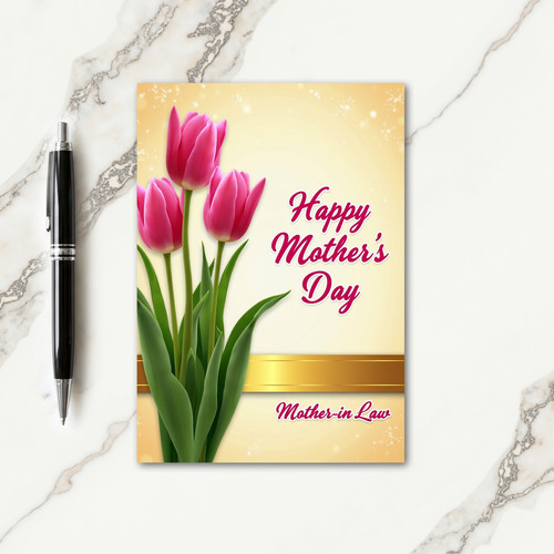 Velvety Bloom Mothers Day Card