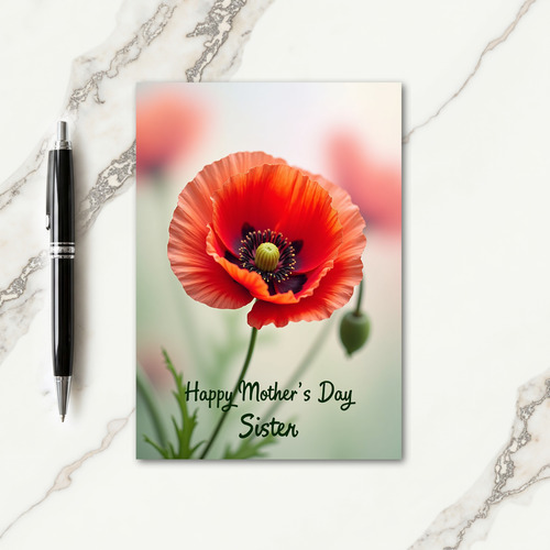 Velvety Center Mothers Day Card