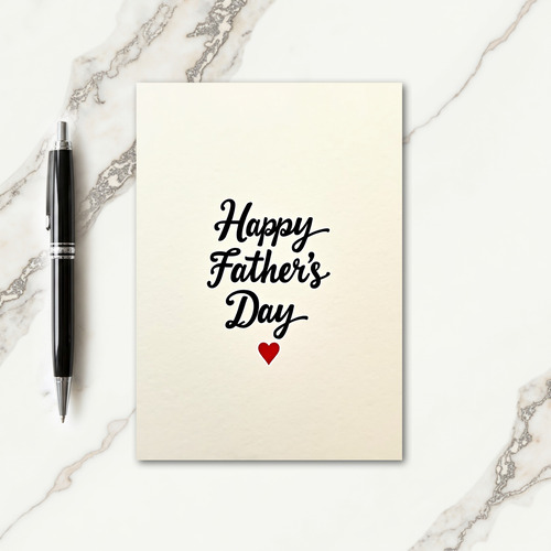 Velvety Fathers Day Card