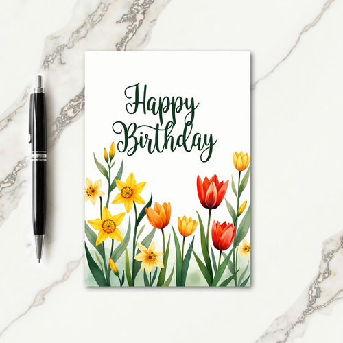 Verdant Art Birthday Card