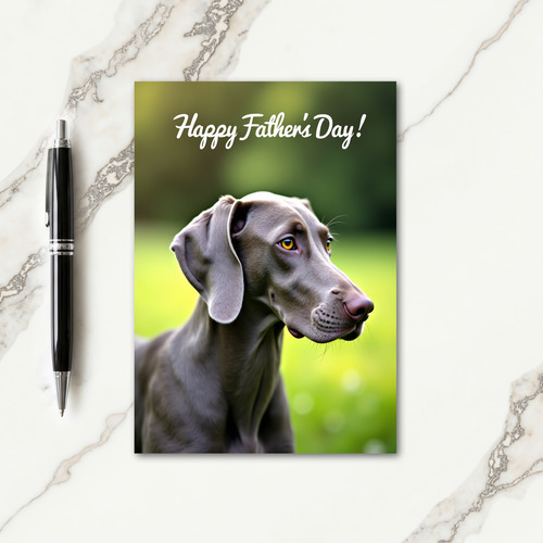 Verdant Dog Fathers Day Card