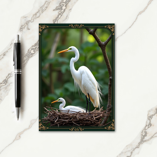 Verdant Fathers Day Birds Card
