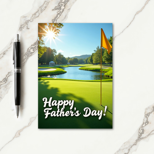 Verdant Fathers Day Vista Card