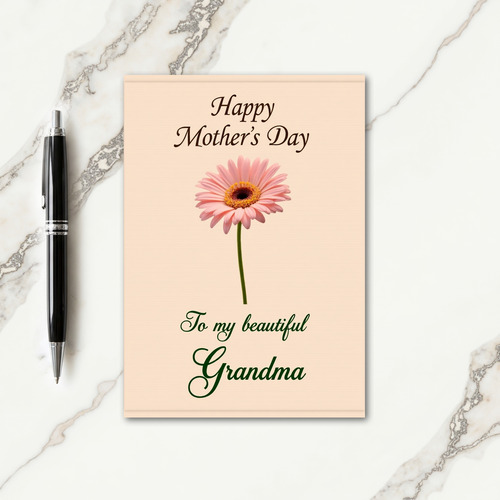 Verdant Grandmas Day Love Card