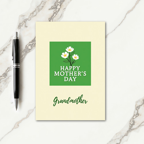 Verdant Grandmothers Day Card