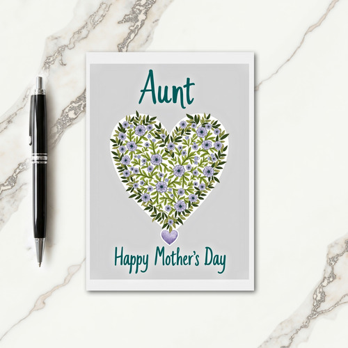 Verdant Heart Aunts Day Card