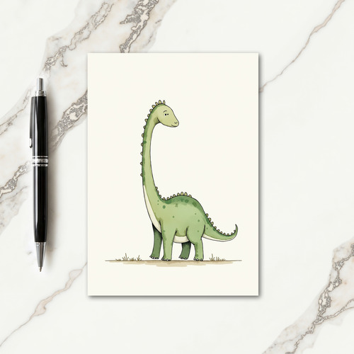 Verdant Herbivore Fathers Day Card