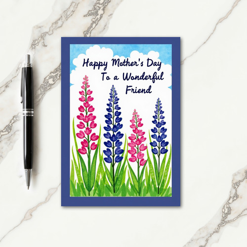 Verdant Leaves Mothers Day Card