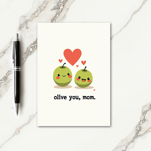 Verdant Mothers Day Heart Card