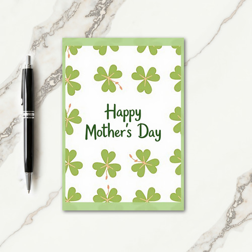 Verdant Mothers Day Illustration Card