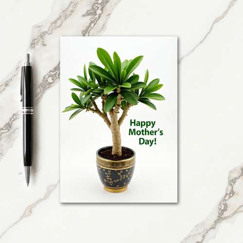 Verdant Mothers Day Plant Card