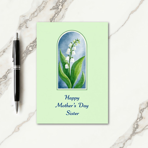 Verdant Mothers Day Scene Card