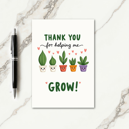 Verdant Thank You Mothers Day Card