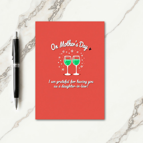 Verdant Toast Mothers Day Card