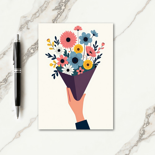 Vibrant Art Birthday Card