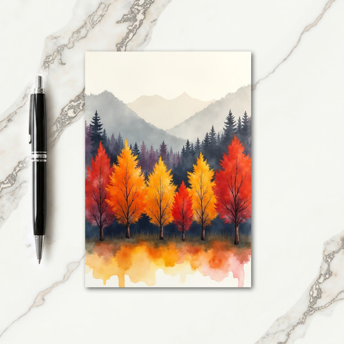 Vibrant Autumn Glow Card thumbnail