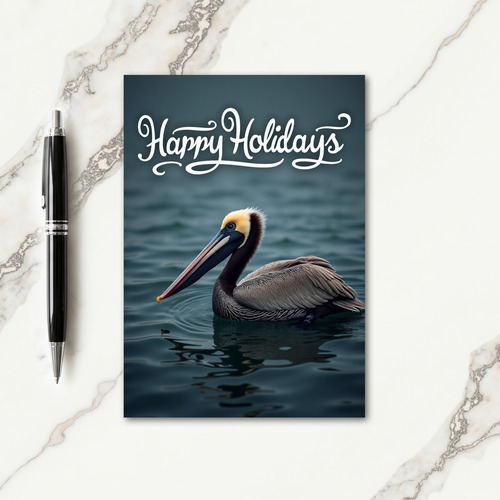 Vibrant Beak Christmas Card