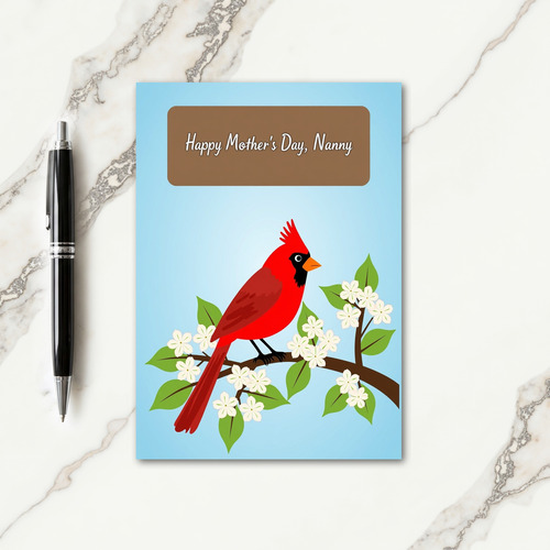 Vibrant Bird Mothers Day Card