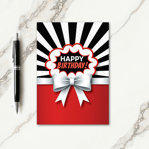 Vibrant Birthday Card