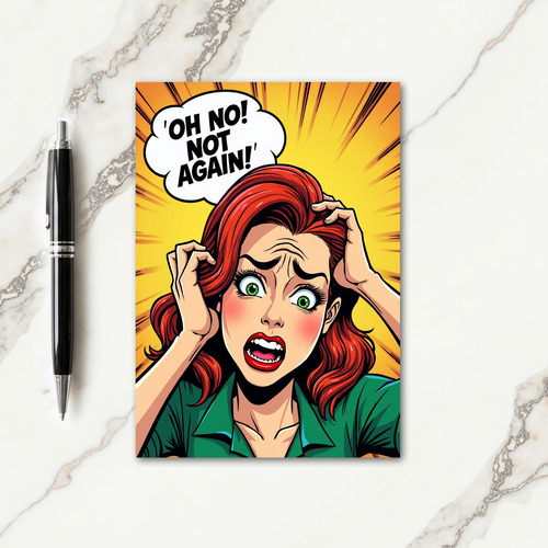 Vibrant Birthday Graphic Novel Card