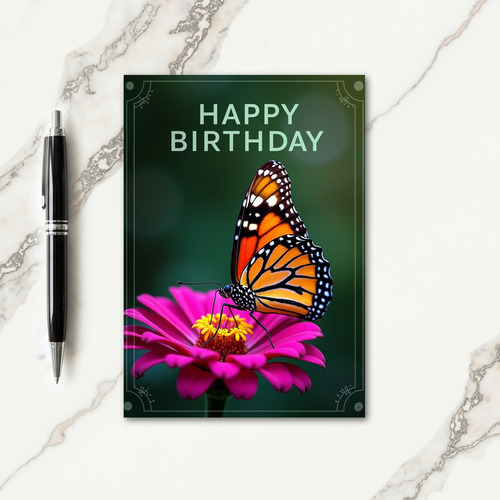 Vibrant Birthday Insect Card