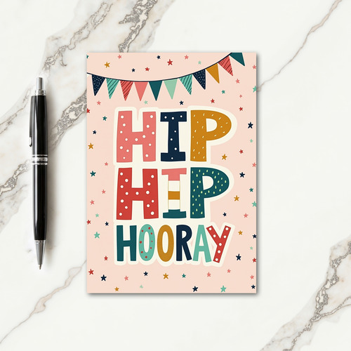Vibrant Birthday Pattern Card