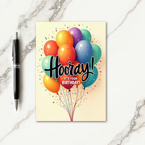 Vibrant Birthday Sphere Card