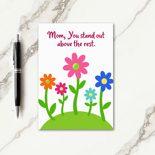 Vibrant Blossom Message Card