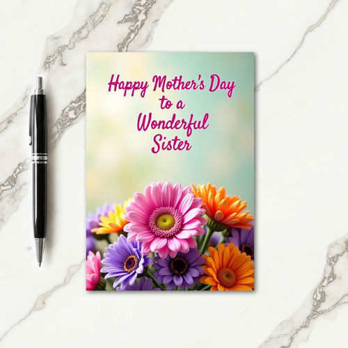Vibrant Blossoms Mother Card