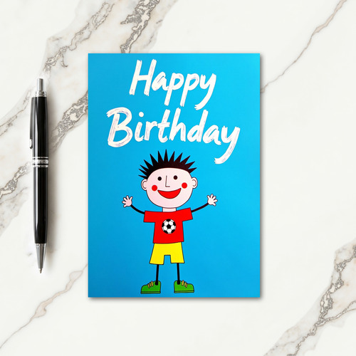 Vibrant Boy Birthday Card