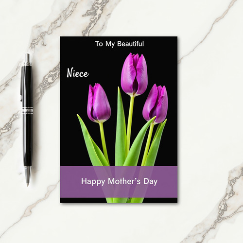 Vibrant Buds Mothers Day Card