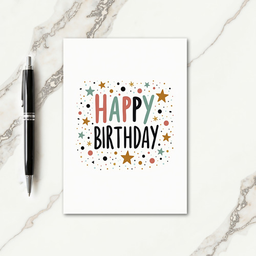 Vibrant Celebration Card
