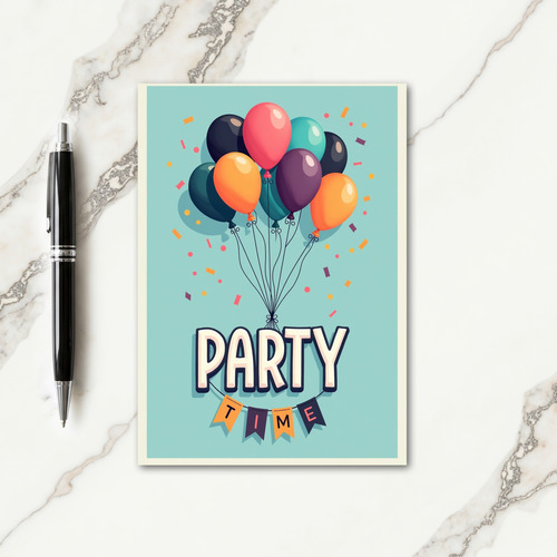 Vibrant Colorful Birthday Card