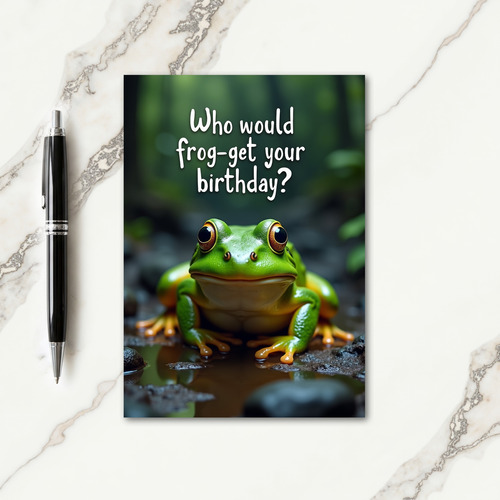 Vibrant Creature Birthday Card