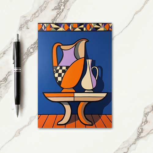 Vibrant Dads Day Art Card
