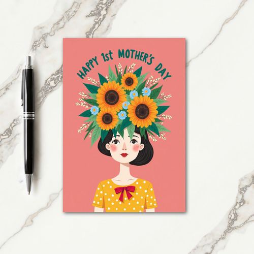 Vibrant Floral Mothers Day Card