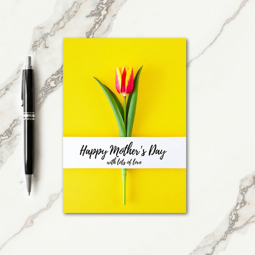 Vibrant Flower Mothers Card