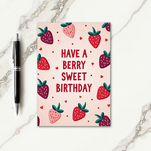 Vibrant Fruit Birthday Card