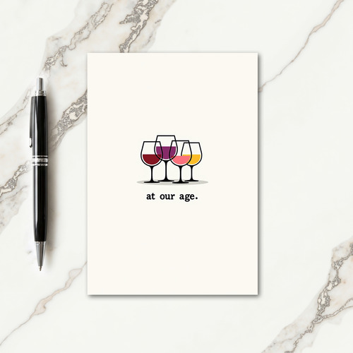 Vibrant Glass Birthday Card