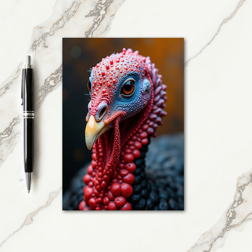 Vibrant Gobblers Thanks Card