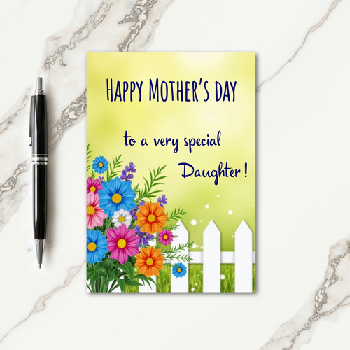 Vibrant Hues Mothers Day Card